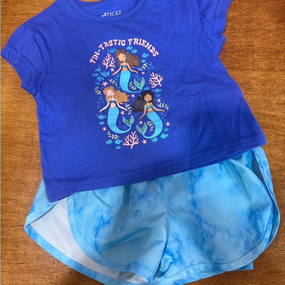 BCG Toddler Blue Tee